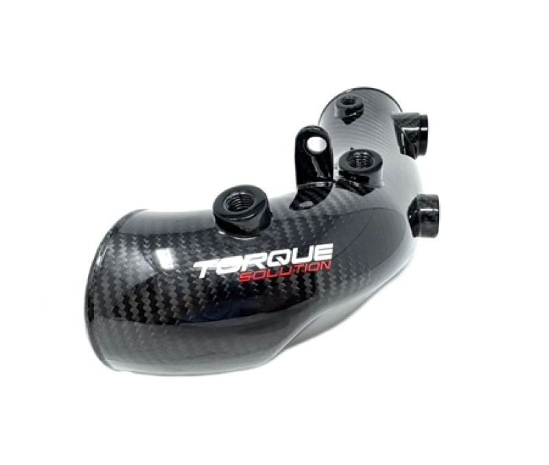 Torque Solution  02-07 Subaru WRX/04-21 STI HD Hard Turbo Inlet Carbon Fiber - OEM / 3in Inlet