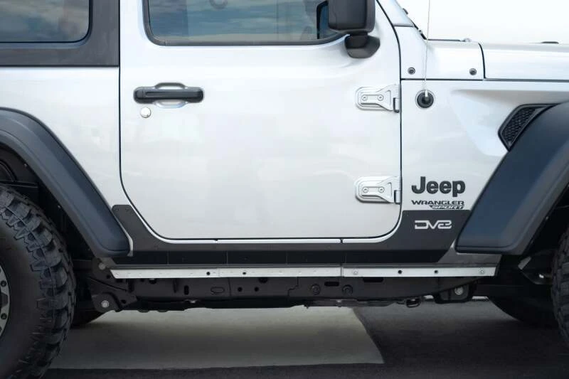 DV8 Offroad Rock Skins für 2018–2025 Jeep Wrangler JL 2-Türer