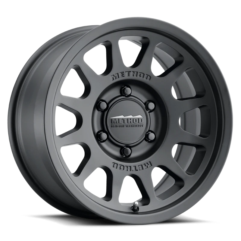 Method MR703 17x8.5 0mm Offset 6x5.5 106.25mm CB Matte Black Wheel