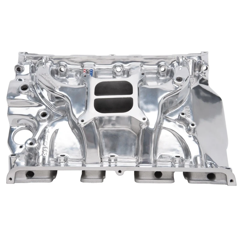Edelbrock Performer 390 mit O Egr Poliertes Ansaugrohr