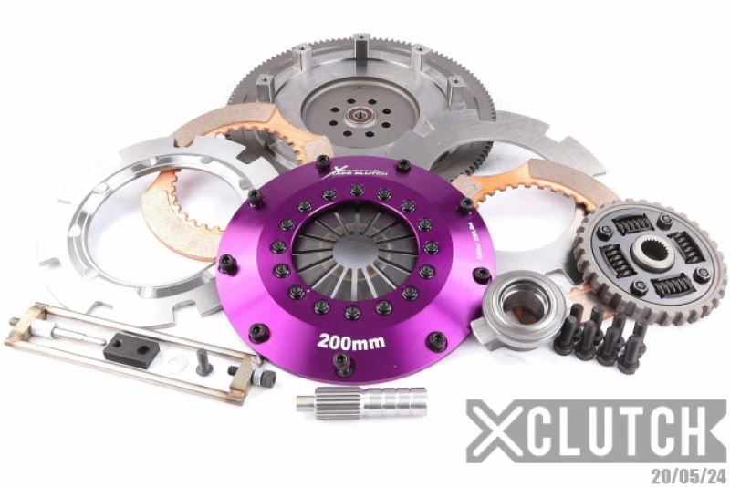 XClutch 8-Zoll-Zwillings-Sprung-Keramik-Kupplungskit für 04-06 Subaru Baja Turbo 2,5L