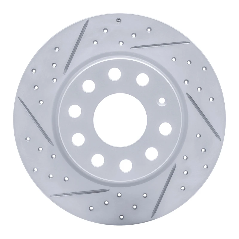 DFC 17-25 Audi Q2 (Mexico) Rear Left Drilled & Slotted Geoperformance Rotor