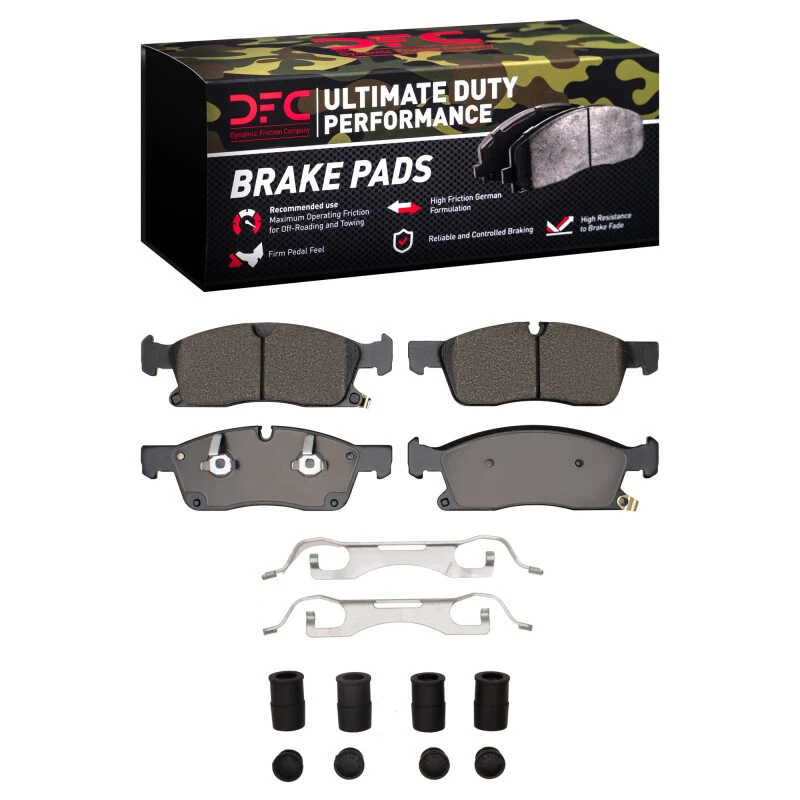 DFC 11-22 Dodge Durango Front Ultimate Duty Performance Brake Pads and Hardware Kit