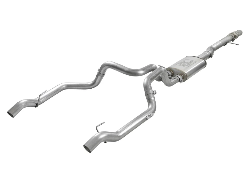 aFe Vulcan Series 4in-3in 304-SS Auspuff-Kat-Back 2019 GM Silverado / Sierra 1500 V8-5.3L mit OE-Tipps
