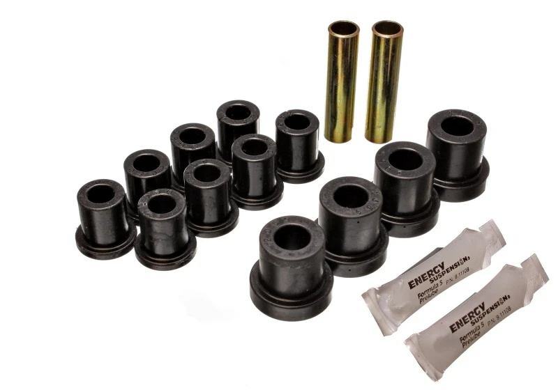 Energy Suspension 54-62 Chevy Corvette Schwarz Hinteres Blattfederbuchsen-Set