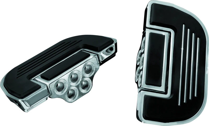Kuryakyn Premium Ribbed Floorboards Without Adapter Chrome
