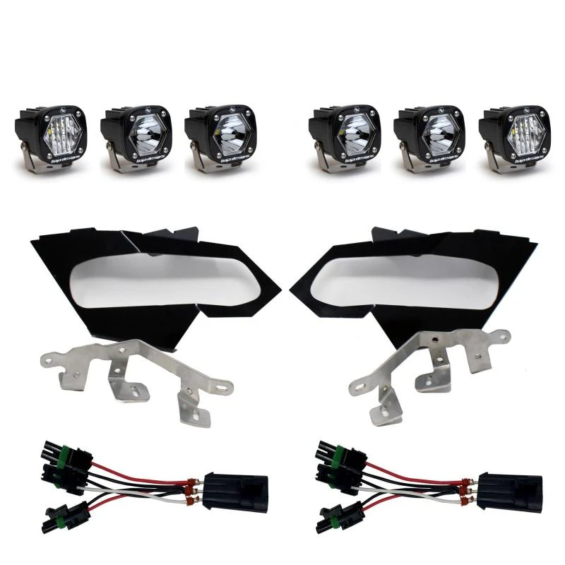 Baja Designs Can-Am X3 Headlight Kit S1 Laser W/C