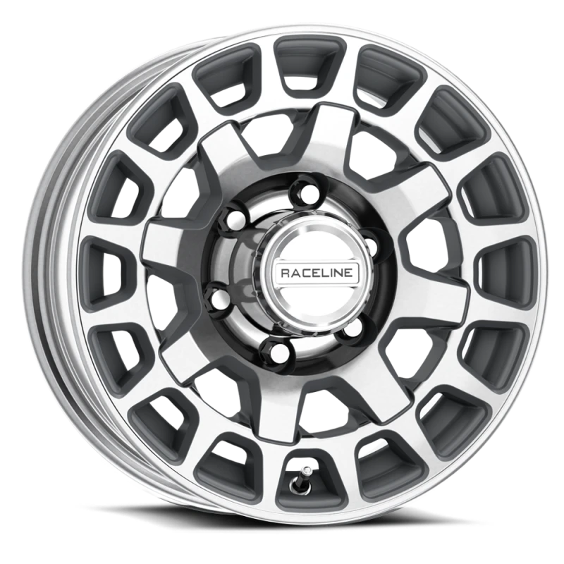 Raceline 873MC Backcountry Trailer 16x6in / 6x5.5 BP / 0mm Offset / 4.25mm Bore - Machined
