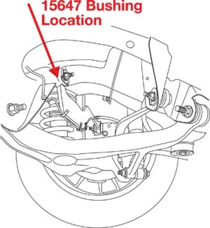 SPC Performance 07-17 GMC Acadia Hinterachs-Querlenker-xAchse-Dichtgelager-Gelenklager