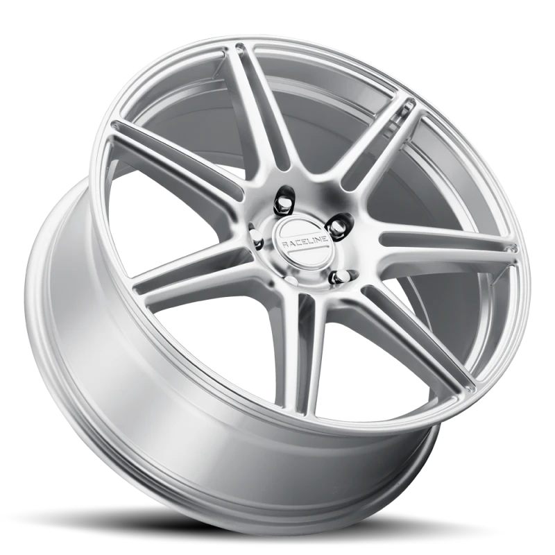 Raceline 148HS Apex 17x7.5in / 5X100 / 5X114.3 BP / 40mm Offset / 72.62mm Bore - Hyper Silver