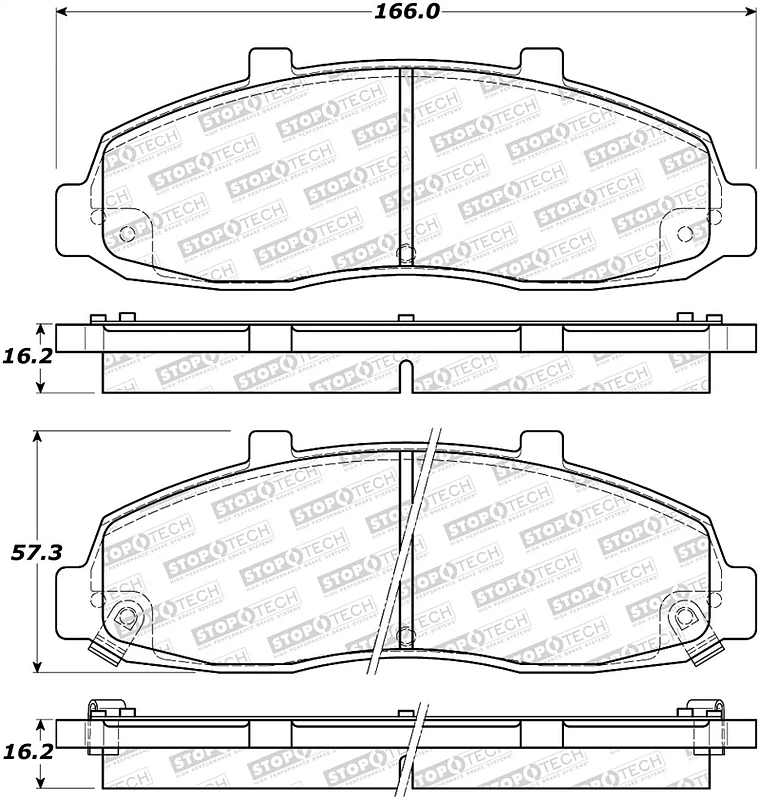 StopTech Street Brake Pads