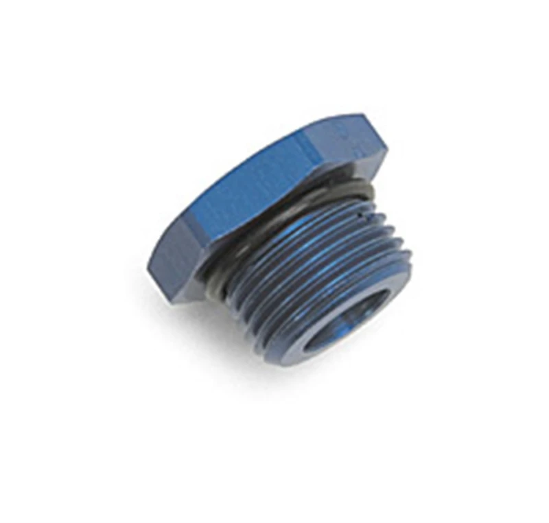 Russell Performance -10 AN Gerader Gewinde-Stecker (Blau)