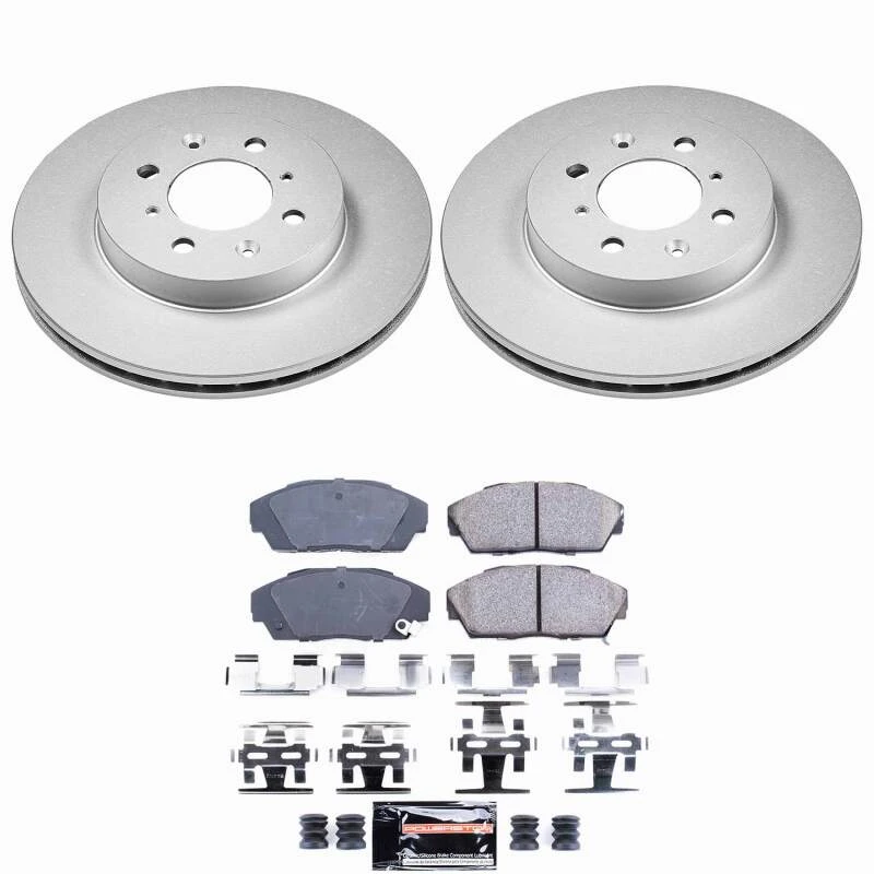 Power Stop 90-93 Acura Integra Front Z23 Coated Brake Kit