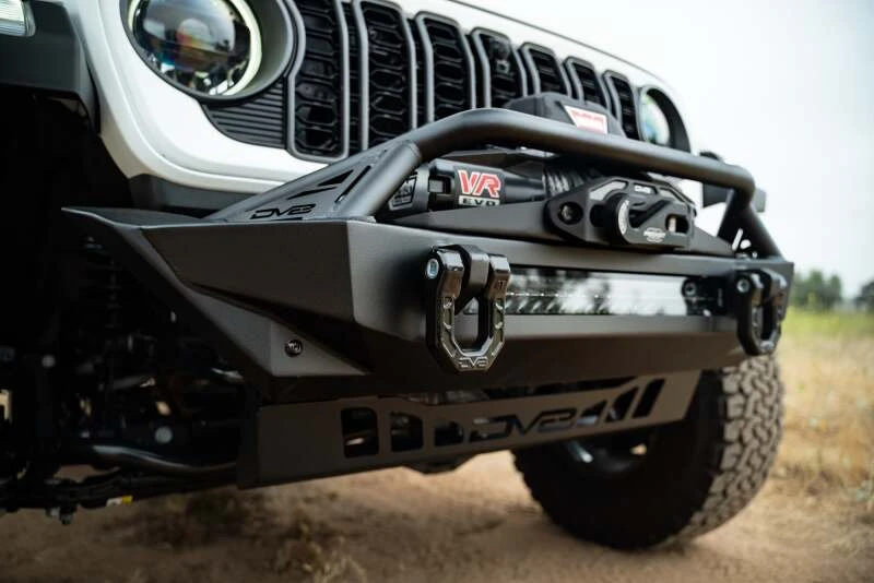 DV8 Offroad 07-23 Jeep Wrangler JK/JL & Gladiator JT FS-1 Series Stubby Front Bumper