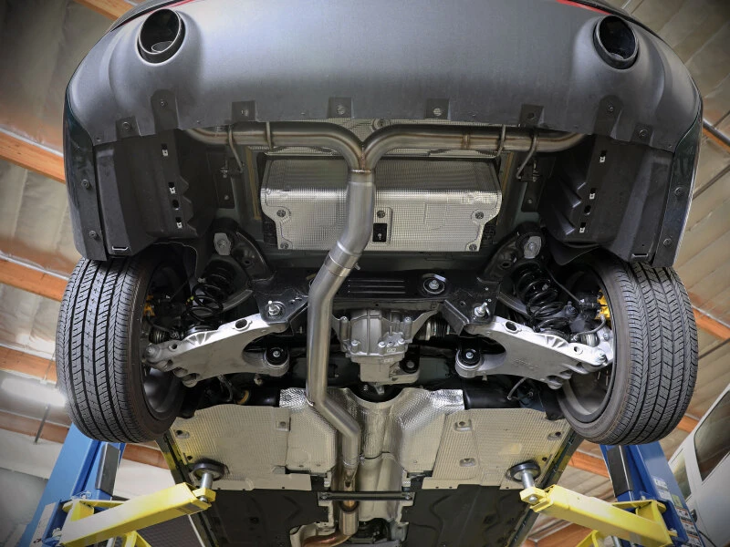 aFe 17-21 Alfa Romeo Giulia L4-2.0L (t) Mach Force-Xp 2in zu 2-1/2in 304SS Axle-Back Abgasanlage