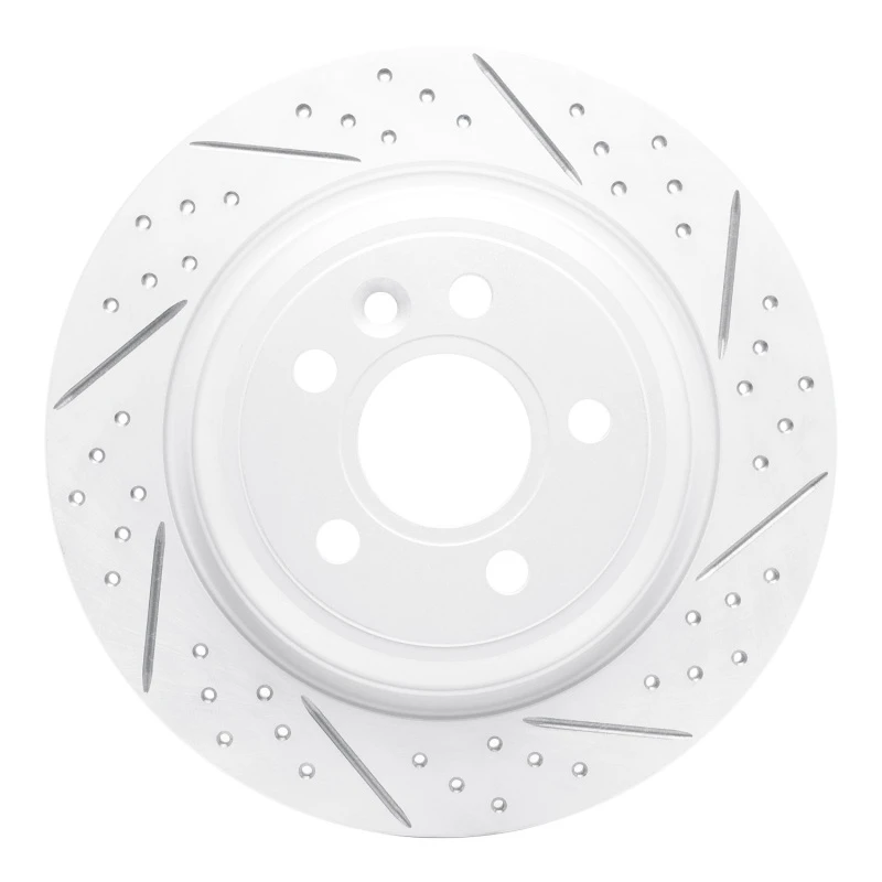 DFC 07-18 Volvo S60 Rear Right Drilled & Slotted Geoperformance Rotor