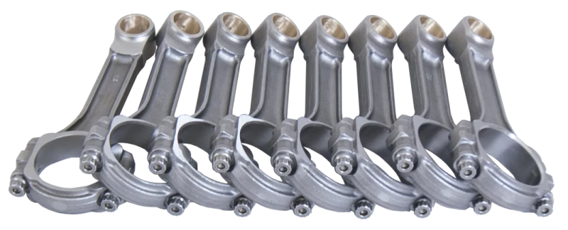 Eagle Chevrolet Small Block 5140 I-Beam Connecting Rod 6.250in w/ 3/8in ARP 8740 (Set of 8)