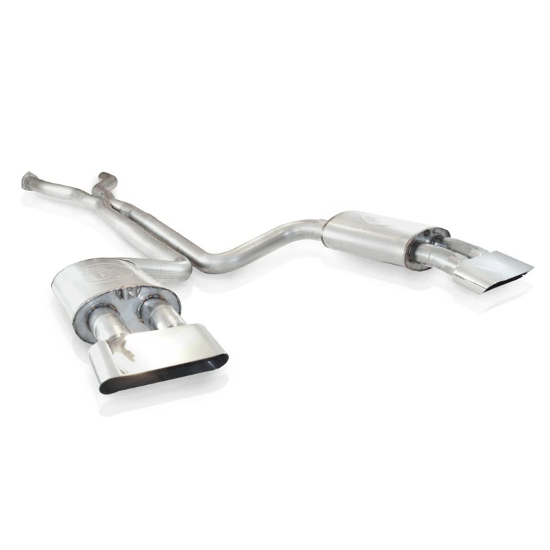 Stainless Works 1990-95 Corvette ZR1 3-Zoll-Abgasanlage X-Pipe Kammer-Schalldämpfer Spitzen Factory-Connect