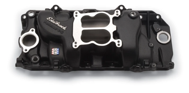 Edelbrock Einlasskrümmer Perf BBC 2-0 Schwarz