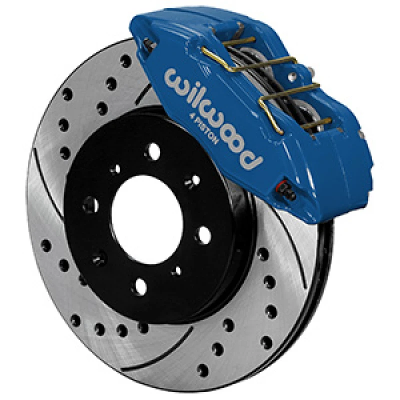 Wilwood DPHA Vordere Bremse & Rotor-Kit gebohrt Honda / Acura mit 262mm OE Rotor - Wettbewerbsblau