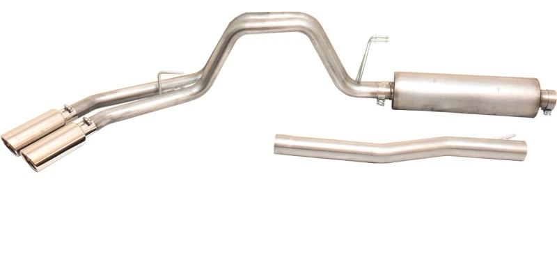 Gibson Cat-Back Dual Sport Exhaust System for 20-24 Ford F250/F350 Super Duty - Stainless Steel