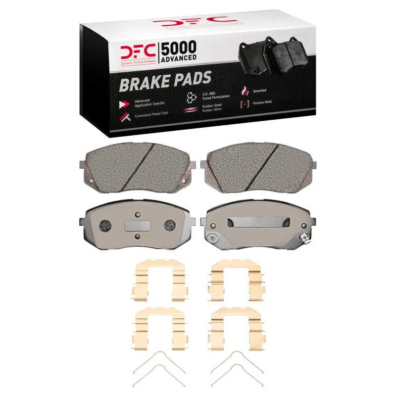DFC 07-10 Kia Rondo (Canada) Front 5000 Advanced Ceramic Brake Pads and Hardware Kit