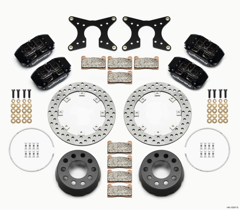 Wilwood Dynapro Lug-Montage Dual Rear Dynamic Kit SA Bohr M-W/Lamb Enden.690in Studs