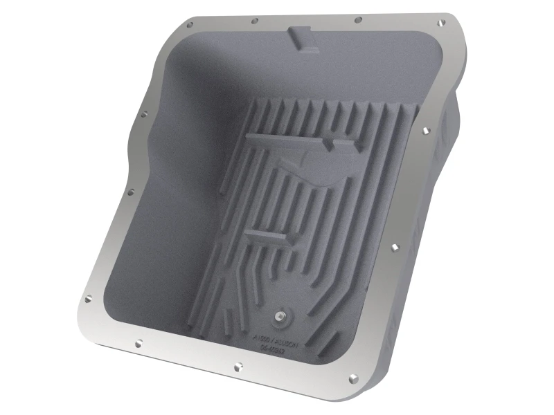 aFe Transmission Pan Cover (Raw); GM Diesel Trucks 01-14 V8-6.6L (td)