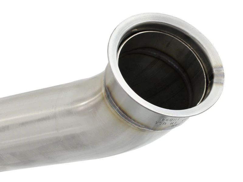 aFe MACHForce XP SS-304 Polierte Spitze 2,5 Zoll Durchmesser Kat Abgasanlage 12-14 BMW 335i (F30) 3,0L (t)