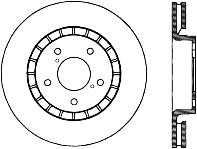 stoptech_126.44137CSR-6794e54b44722 StopTech Power Slot 06-11 Lexus GS Series / 06-12 IS Series Front Right Drilled & Slotted Rotor