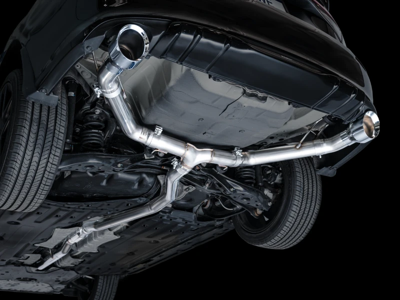 AWE Tuning 22+ Honda Civic Si/Acura Integra Track Edition Catback-Auspuff - Doppelte Chrom-Silber-Tipps