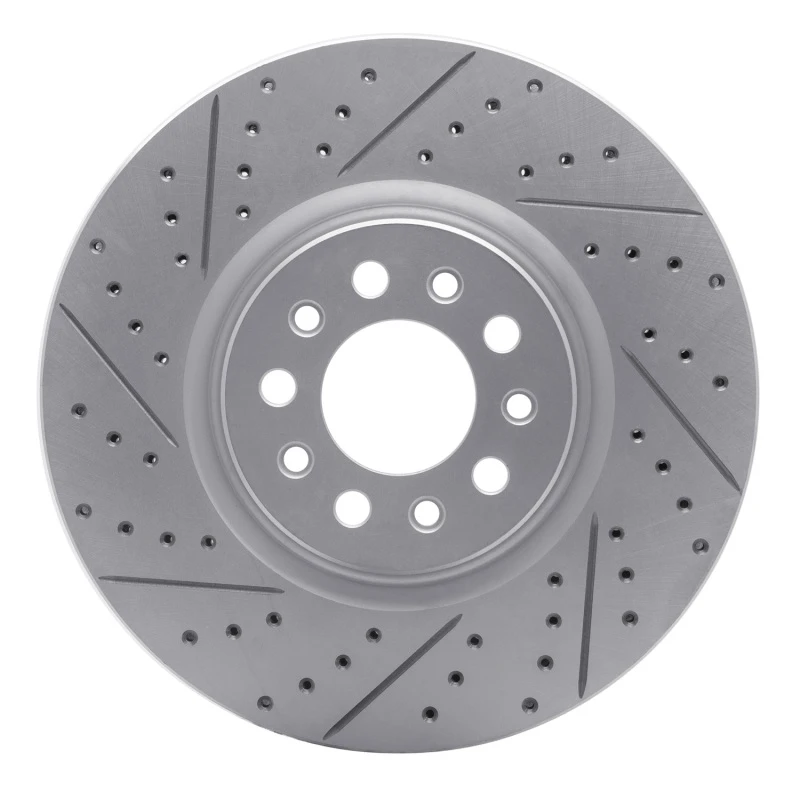 DFC 14-26 Alfa Romeo Tonale Front Left Drilled & Slotted Geoperformance Rotor