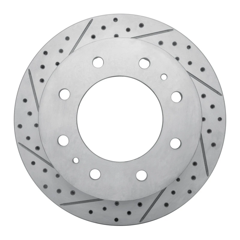 DFC 11-25 Chevrolet Silverado 2500 Hd Rear Left Drilled & Slotted Geoperformance Rotor