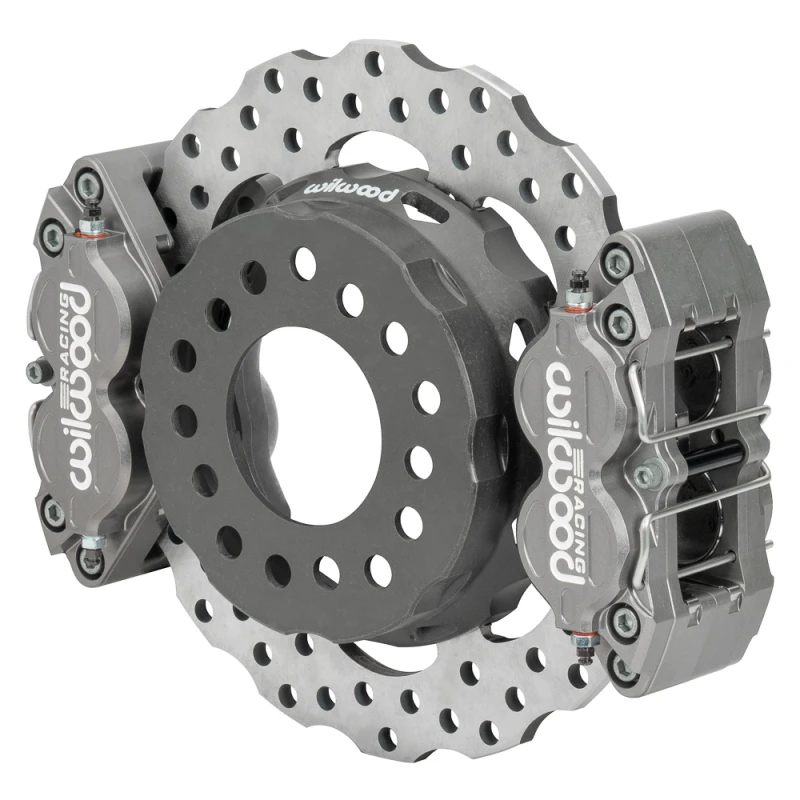 Wilwood Olds/Pont Dynapro SA Lug Drive Dynamic Dual Rear Drag Brake Kit - 2.81 Offset