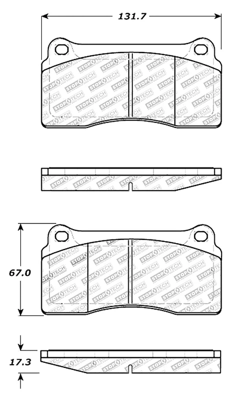 stoptech_308.08100-6794e01faca98 StopTech Street Touring 88-92 Ferrari F40 / 94-97 F50 Front & Rear Brake Pads