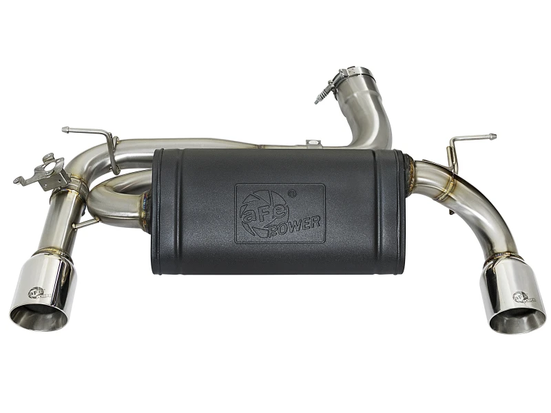 aFe MACHForce XP Abgasanlagen Axle-Back 12-15 BMW 335i 3.0T (SS mit polierten Endstücken)