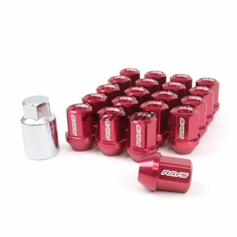 rays_WDURA3212150R-679602034364f Rays Dura-Nut L32 Straight Type Lug Nut Set