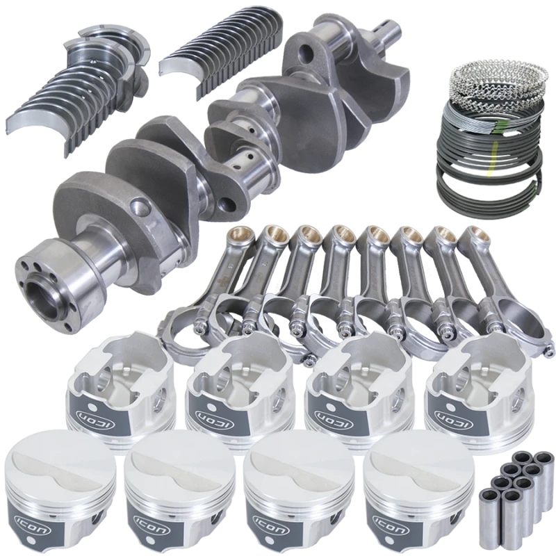 Eagle Chevy LT1350 1Pc 3.480in Kurbelwelle 5.700in I-Träger Pleuel -3.7cc 4.000in Kolben Rotierende Baugruppe