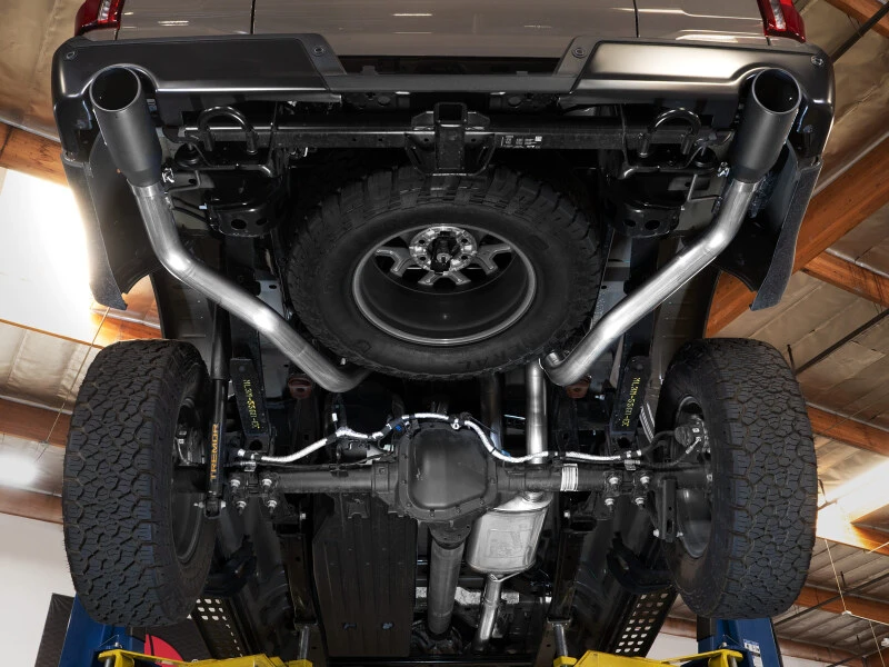 aFe 21-26 Ford F150 Tremor Vulcan Series 3IN 304SS Cat-Back Exhaust Dual Rear Exit w/Black Tip