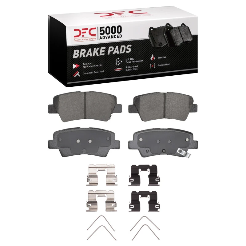 DFC 18-20 Hyundai Elantra GT Rear 5000 Advanced Ceramic Brake Pads and Hardware Kit