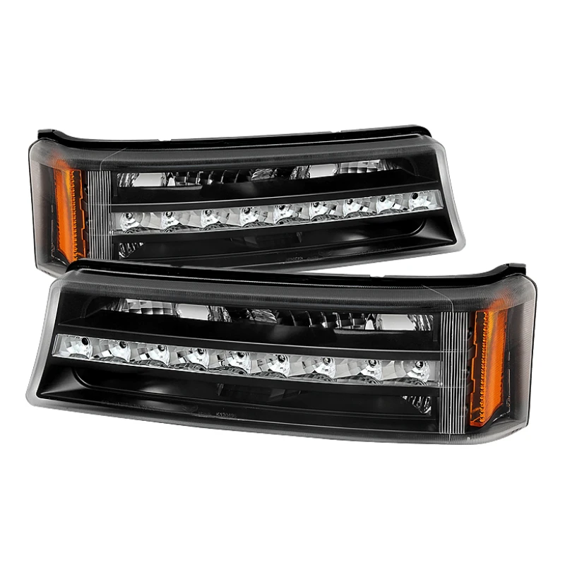 spyder_9027482-6794be5a0864d Xtune Chevy Silverado 03-06 / Avalanche 02-06 LED Bumper Lights Black CBL-JH-CS03-LED-BK