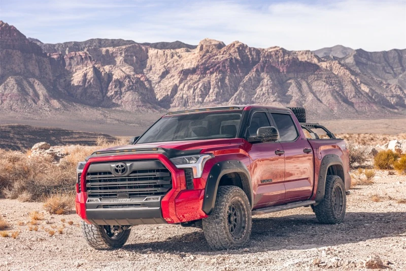 Bushwacker 22-23 Toyota Tundra Pocket Style Flares 4-teilig - Schwarz