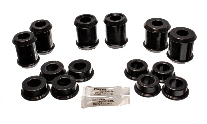 Energy Suspension 04-09 Cadillac XLR/XLR-V / 97-12 Corvette Schwarzes Heck-Ende C/A Buchsen-Set