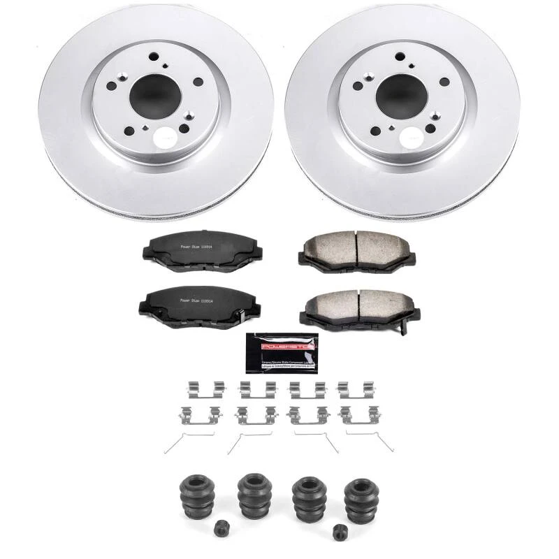 Power Stop 12-16 Honda CR-V Front Z36 Coated Truck & Tow Brake Kit