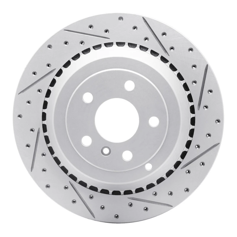DFC 06-12 Mercedes-Benz Ml450 Rear Right Drilled & Slotted Geoperformance Rotor