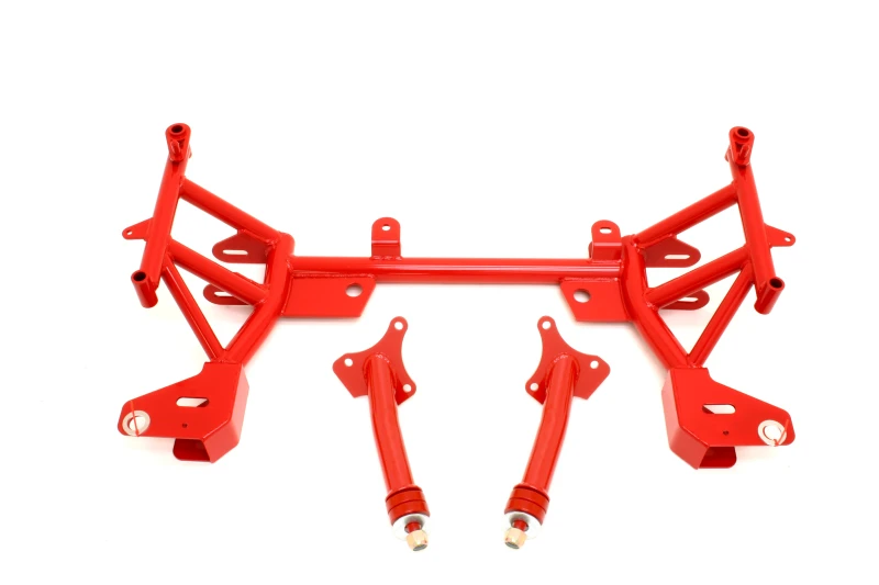 BMR 93-02 F-Body K-Member mit SBC/BBC Motorhalterungen und STD. Lenkgetriebemontage - Rot