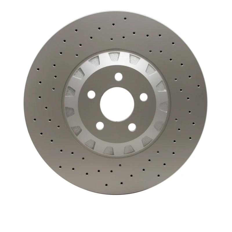 DFC 16-18 Ford Mustang Right Front Drilled GeoSPEC Coated Rotor