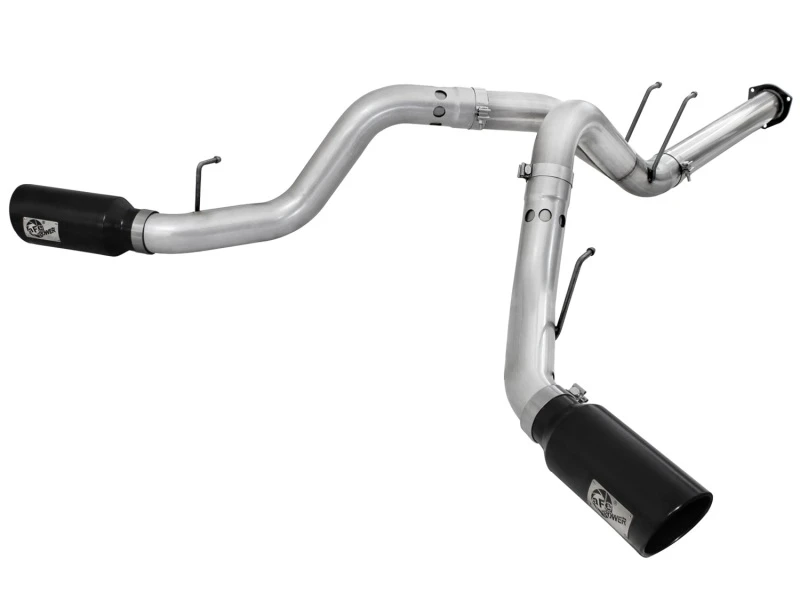 aFe Atlas Auspuff 4 Zoll DPF-Back Al Stahl 11-14 Ford Diesel LKW V8-6.7L (td)