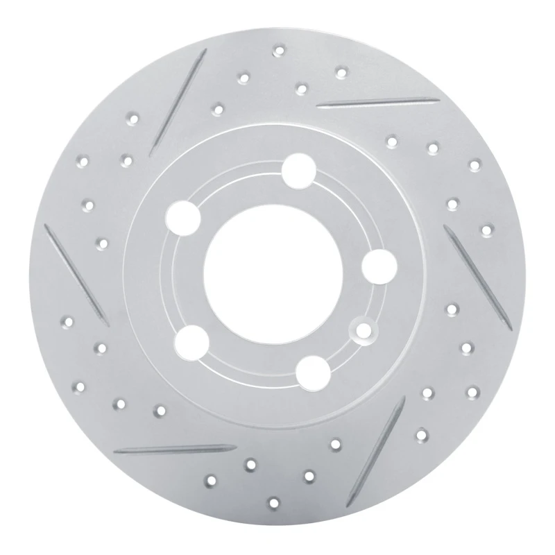 DFC 01-06 Audi Tt Quattro Rear Left Drilled & Slotted Geoperformance Rotor