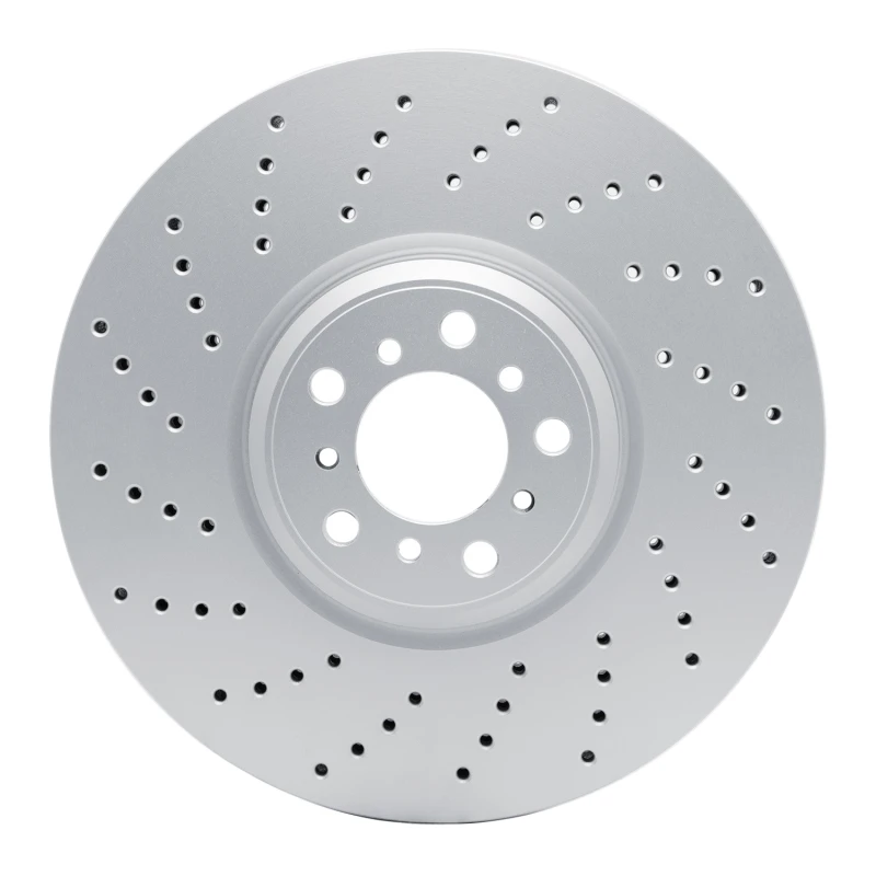 DFC 15-19 BMW X5 Left Front Drilled Hi-Carbon Alloy Geomet Coated Rotor